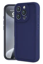 Newface iPhone 16 Pro Kılıf Viera Silikon - Lacivert