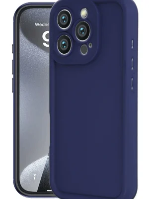 Newface iPhone 16 Pro Kılıf Viera Silikon - Lacivert