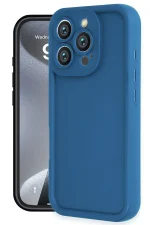 Newface iPhone 16 Pro Kılıf Viera Silikon - Mavi