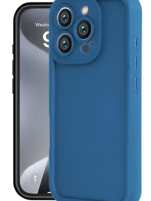 Newface iPhone 16 Pro Kılıf Viera Silikon - Mavi