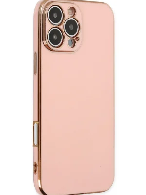 Newface iPhone 16 Pro Kılıf Volet Silikon - Pembe