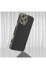 Newface iPhone 16 Pro Kılıf Volet Silikon - Siyah - Görsel 2