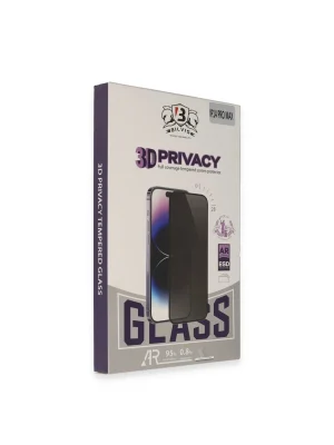 Newface iPhone 16 Pro Max Bilvis 3D Hayalet Cam Ekran Koruyucu