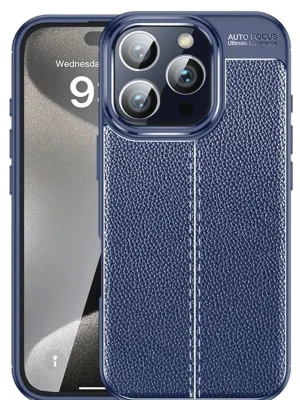 Newface iPhone 16 Pro Max Kılıf Auto Focus Kapak - Lacivert