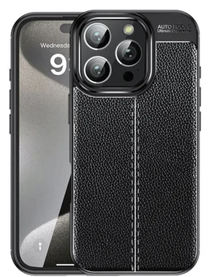 Newface iPhone 16 Pro Max Kılıf Auto Focus Kapak - Siyah