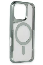 Newface iPhone 16 Pro Max Kılıf Boyi Magsafe Silikon Kapak - Kahverengi - Görsel 2