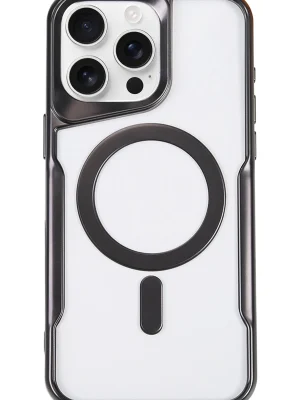 Newface iPhone 16 Pro Max Kılıf Boyi Magsafe Silikon Kapak - Siyah