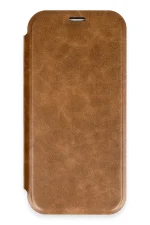 Newface iPhone 16 Pro Max Kılıf Flip Cover - Taba - Görsel 2