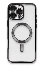 Newface iPhone 16 Pro Max Kılıf Kross Magneticsafe Kapak - Siyah - Görsel 2