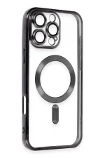 Newface iPhone 16 Pro Max Kılıf Kross Magneticsafe Kapak - Siyah