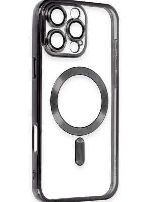 Newface iPhone 16 Pro Max Kılıf Kross Magneticsafe Kapak - Siyah