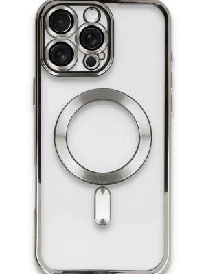 Newface iPhone 16 Pro Max Kılıf Kross Magneticsafe Kapak - Titan Gri