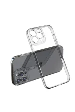 Newface iPhone 16 Pro Max Kılıf Lüx Şeffaf Silikon - Görsel 2