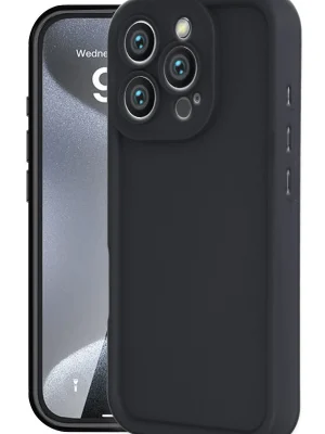 Newface iPhone 16 Pro Max Kılıf Viera Silikon - Siyah