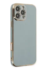 Newface iPhone 16 Pro Max Kılıf Volet Silikon - Açık Yeşil