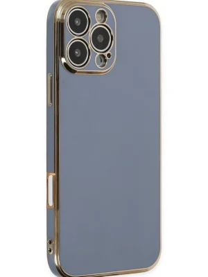 Newface iPhone 16 Pro Max Kılıf Volet Silikon - Mavi