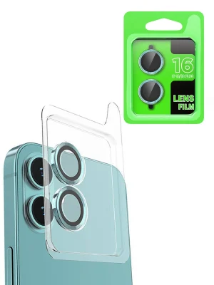 Newface iPhone 16 Raze Metal Kamera Lens - Turkuaz