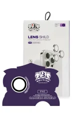 Newface iPhone 16E Bilvis Titan Kamera Lens - Beyaz - Görsel 3