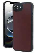 Newface iPhone 16E Kılıf Aras Deri Kapak - Bordo