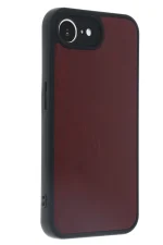 Newface iPhone 16E Kılıf Aras Deri Kapak - Bordo - Görsel 3
