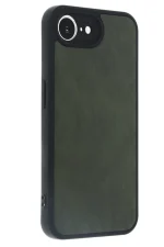 Newface iPhone 16E Kılıf Aras Deri Kapak - Koyu Yeşil - Görsel 3