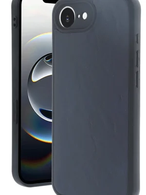 Newface iPhone 16E Kılıf Aras Deri Kapak - Lacivert