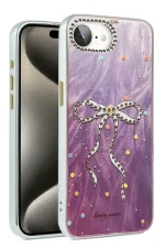 Newface iPhone 16E Kılıf Blade Aynalı Desenli Kapak - Desen 1