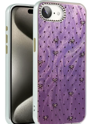 Newface iPhone 16E Kılıf Blade Aynalı Desenli Kapak - Desen 2