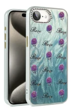 Newface iPhone 16E Kılıf Blade Aynalı Desenli Kapak - Desen 9