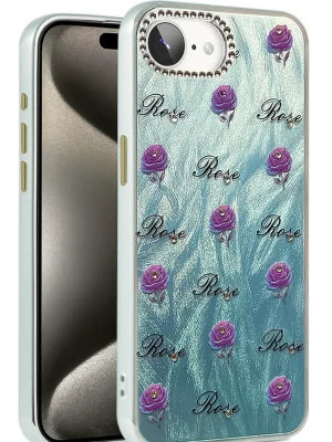 Newface iPhone 16E Kılıf Blade Aynalı Desenli Kapak - Desen 9