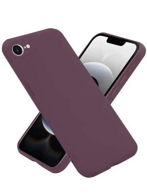 Newface iPhone 16E Kılıf First Silikon - Mürdüm