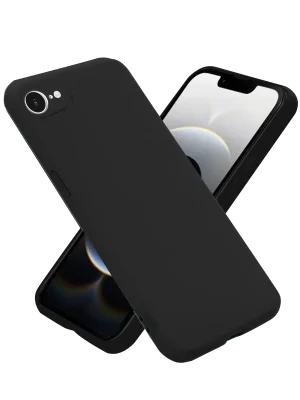 Newface iPhone 16E Kılıf First Silikon - Siyah