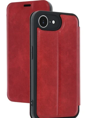 Newface iPhone 16E Kılıf Flip Cover - Kırmızı