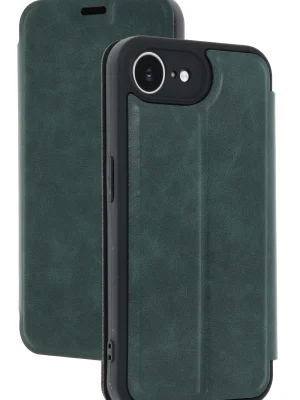 Newface iPhone 16E Kılıf Flip Cover - Koyu Yeşil