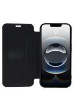 Newface iPhone 16E Kılıf Flip Cover - Lacivert - Görsel 2