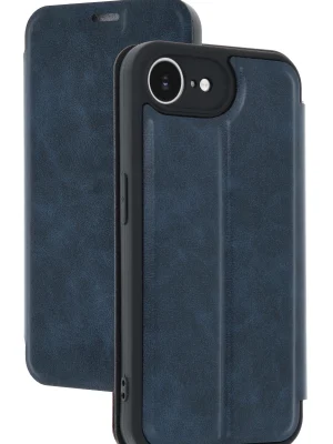 Newface iPhone 16E Kılıf Flip Cover - Lacivert