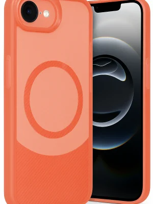 Newface iPhone 16E Kılıf Maya Karbon Kapak - Kırmızı