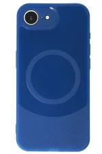 Newface iPhone 16E Kılıf Maya Karbon Kapak - Lacivert - Görsel 2