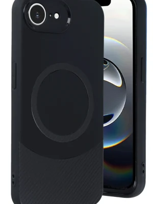 Newface iPhone 16E Kılıf Maya Karbon Kapak - Siyah