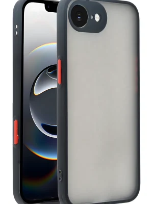 Newface iPhone 16E Kılıf Montreal Silikon Kapak - Siyah