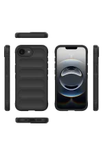 Newface iPhone 16E Kılıf Optimum Silikon - Kırmızı - Görsel 2