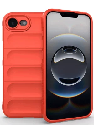 Newface iPhone 16E Kılıf Optimum Silikon - Kırmızı
