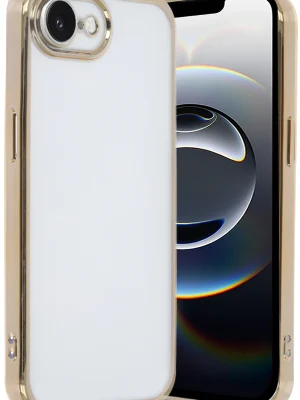 Newface iPhone 16E Kılıf Razer Lensli Silikon - Gold
