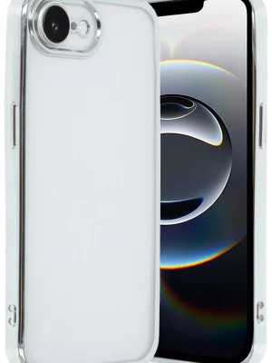 Newface iPhone 16E Kılıf Razer Lensli Silikon - Gümüş