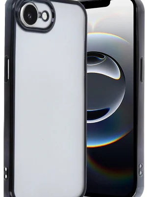 Newface iPhone 16E Kılıf Razer Lensli Silikon - Siyah