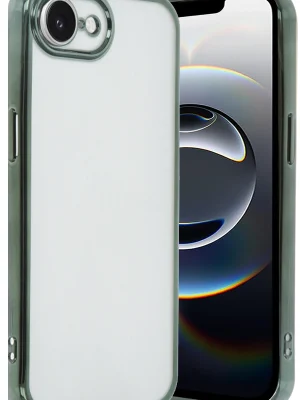 Newface iPhone 16E Kılıf Razer Lensli Silikon - Yeşil