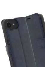 Newface iPhone 16E Kılıf Trend S Plus Kapaklı Kılıf - Lacivert - Görsel 2