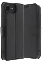 Newface iPhone 16E Kılıf Trend S Plus Kapaklı Kılıf - Siyah