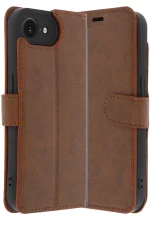 Newface iPhone 16E Kılıf Trend S Plus Kapaklı Kılıf - Taba