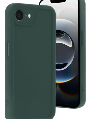 Newface iPhone 16E Kılıf Viera Silikon - Koyu Yeşil